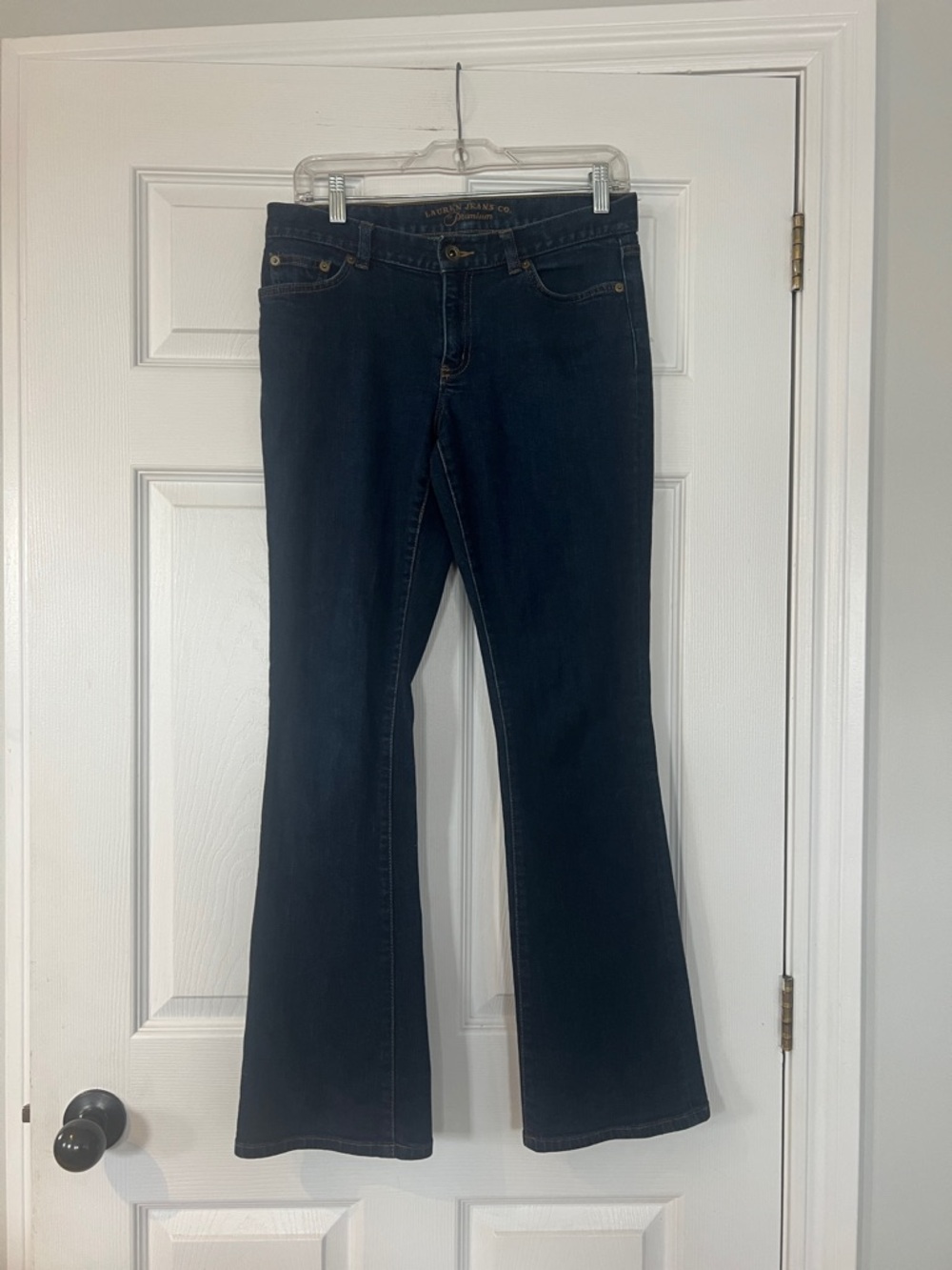 Lauren Ralph Lauren Dark Indigo Flare Jeans